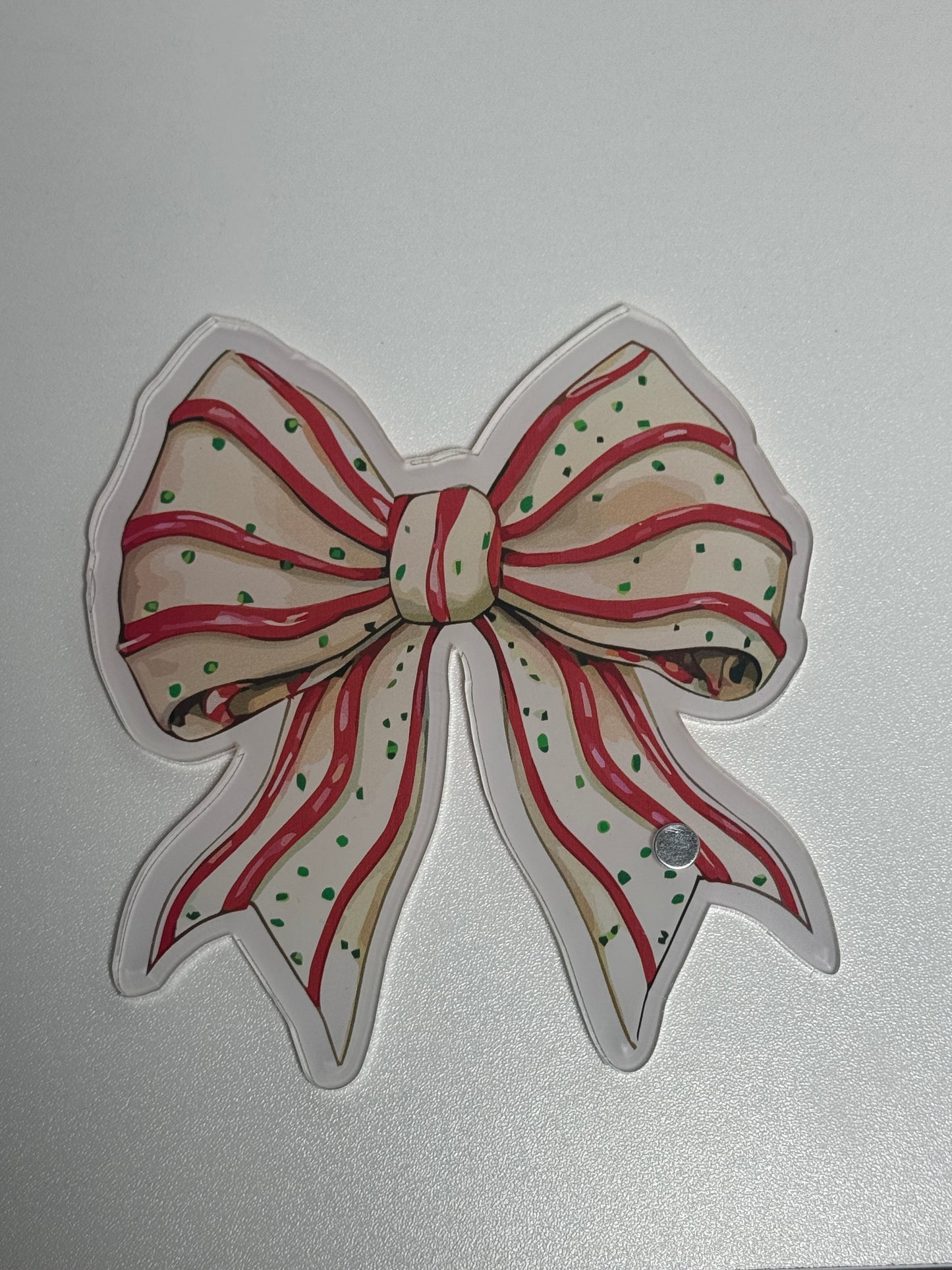 Christmas Bow Cake