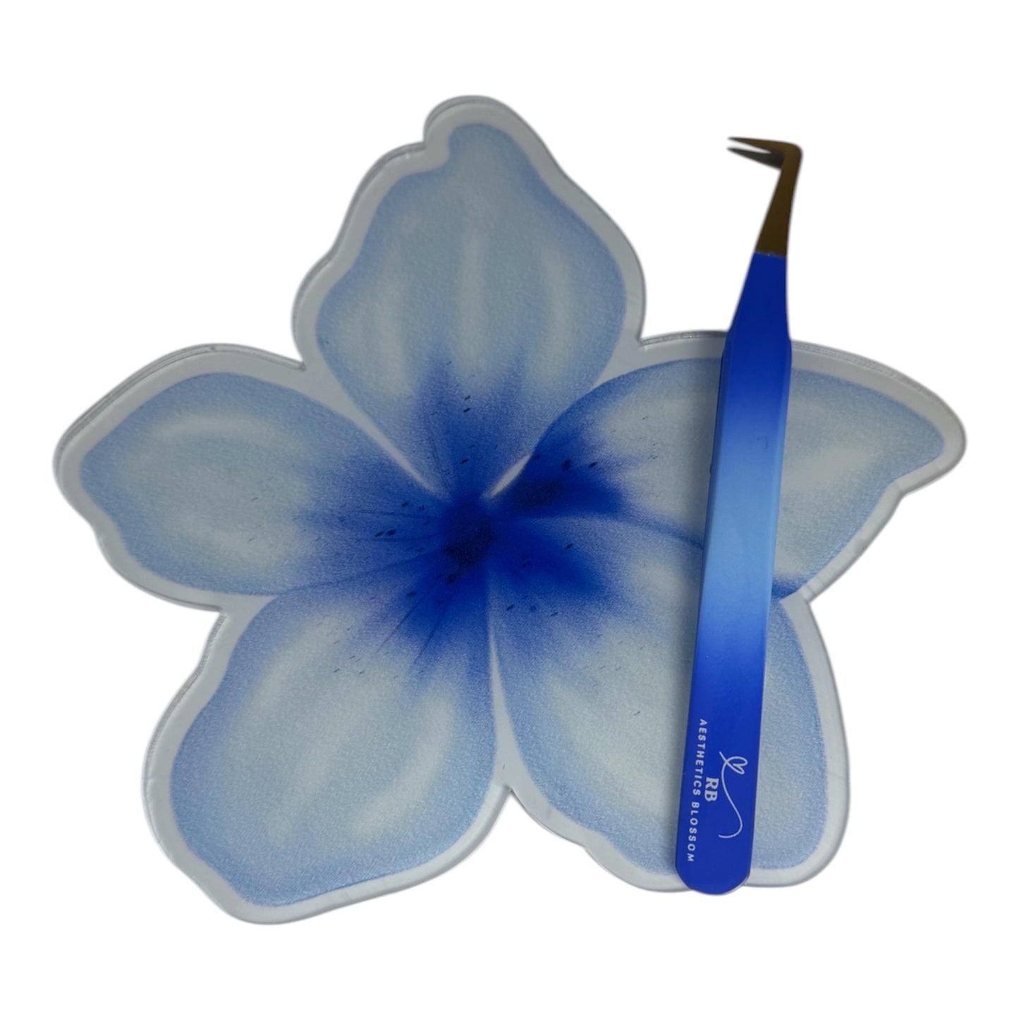 Blue Bloom Lash Tile & Boot Tweezer Duo