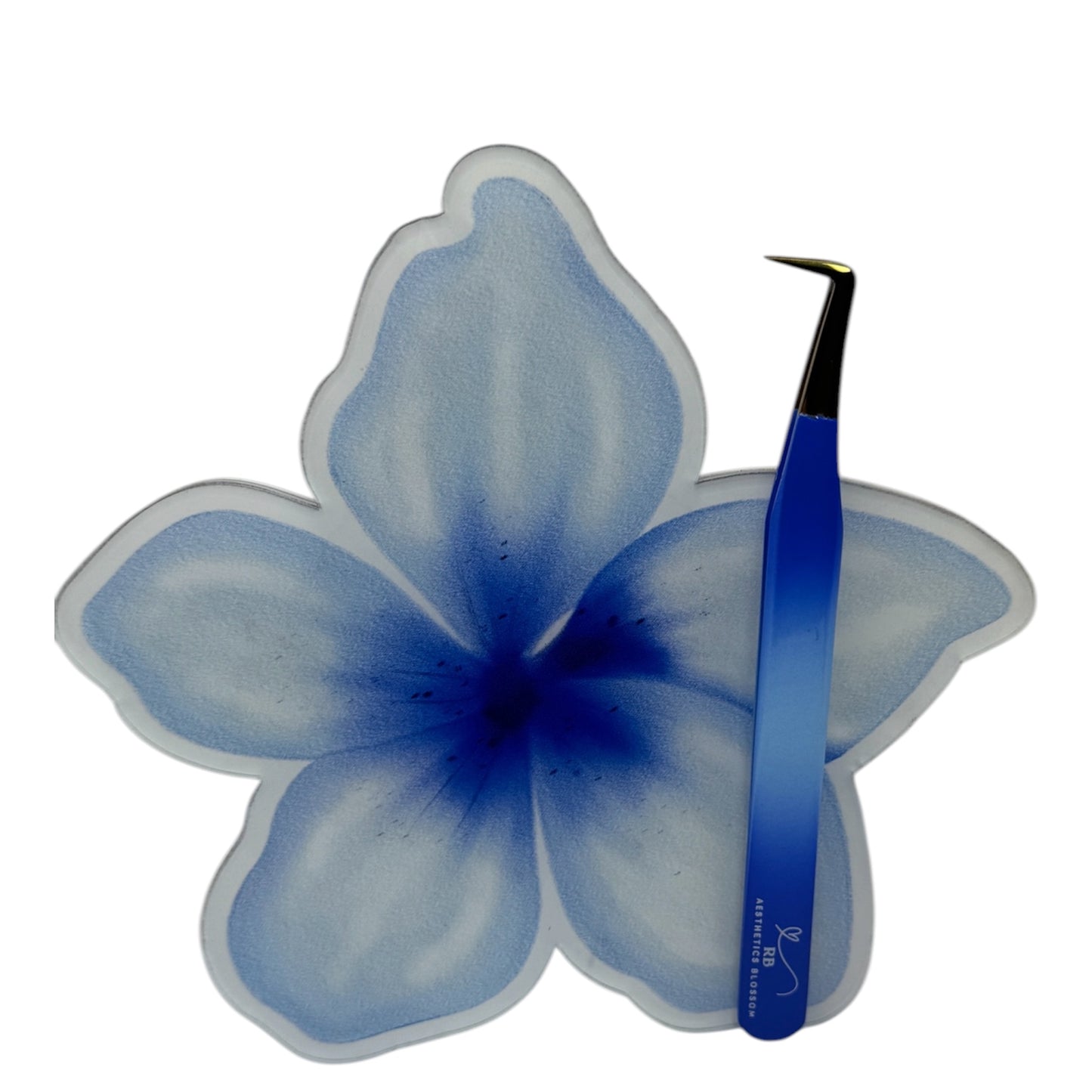 Blue Bloom Lash Tile & Boot Tweezer Duo