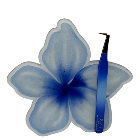 Blue Bloom Lash Tile & Boot Tweezer Duo