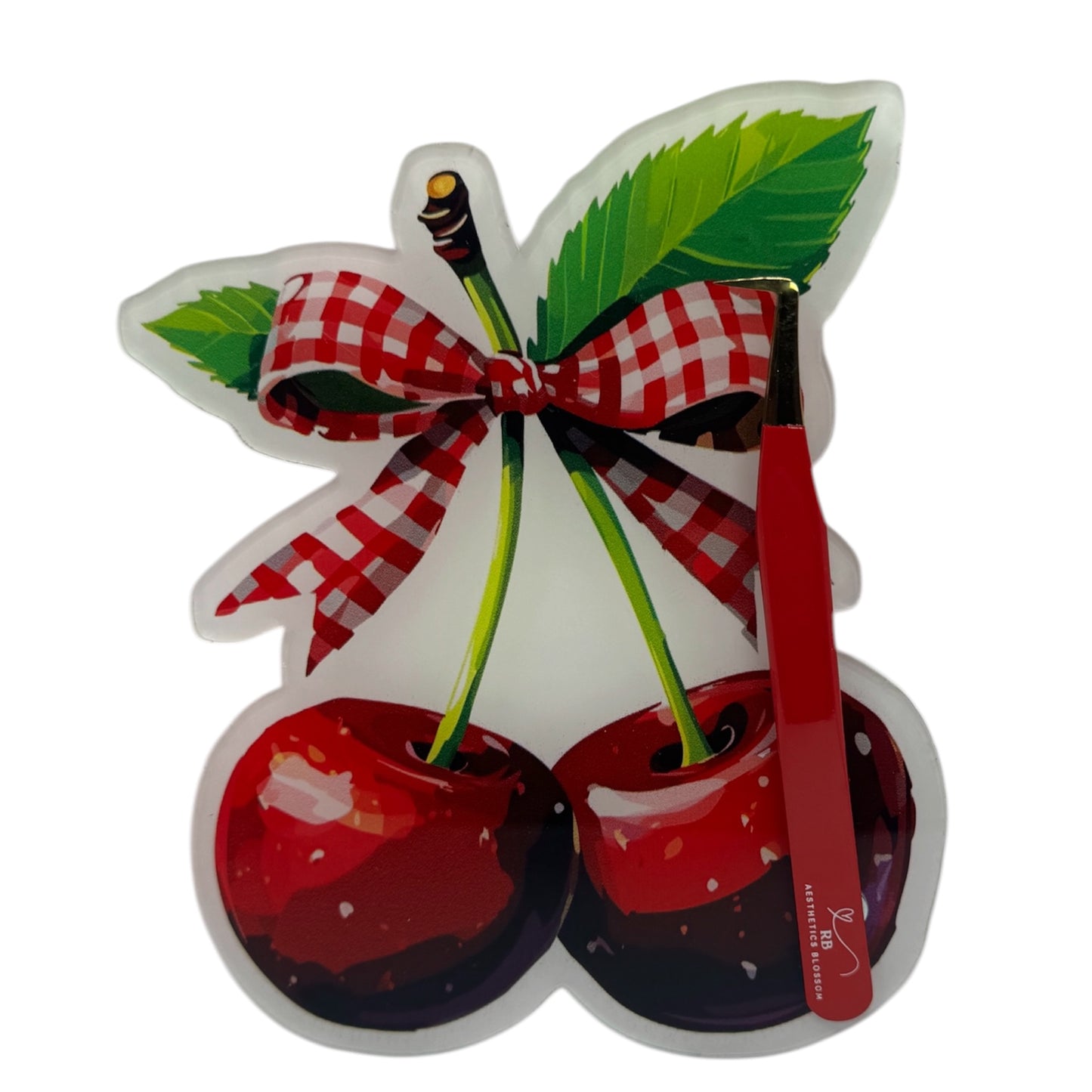 Cherry Delight Lash Tile & Boot Tweezer Duo