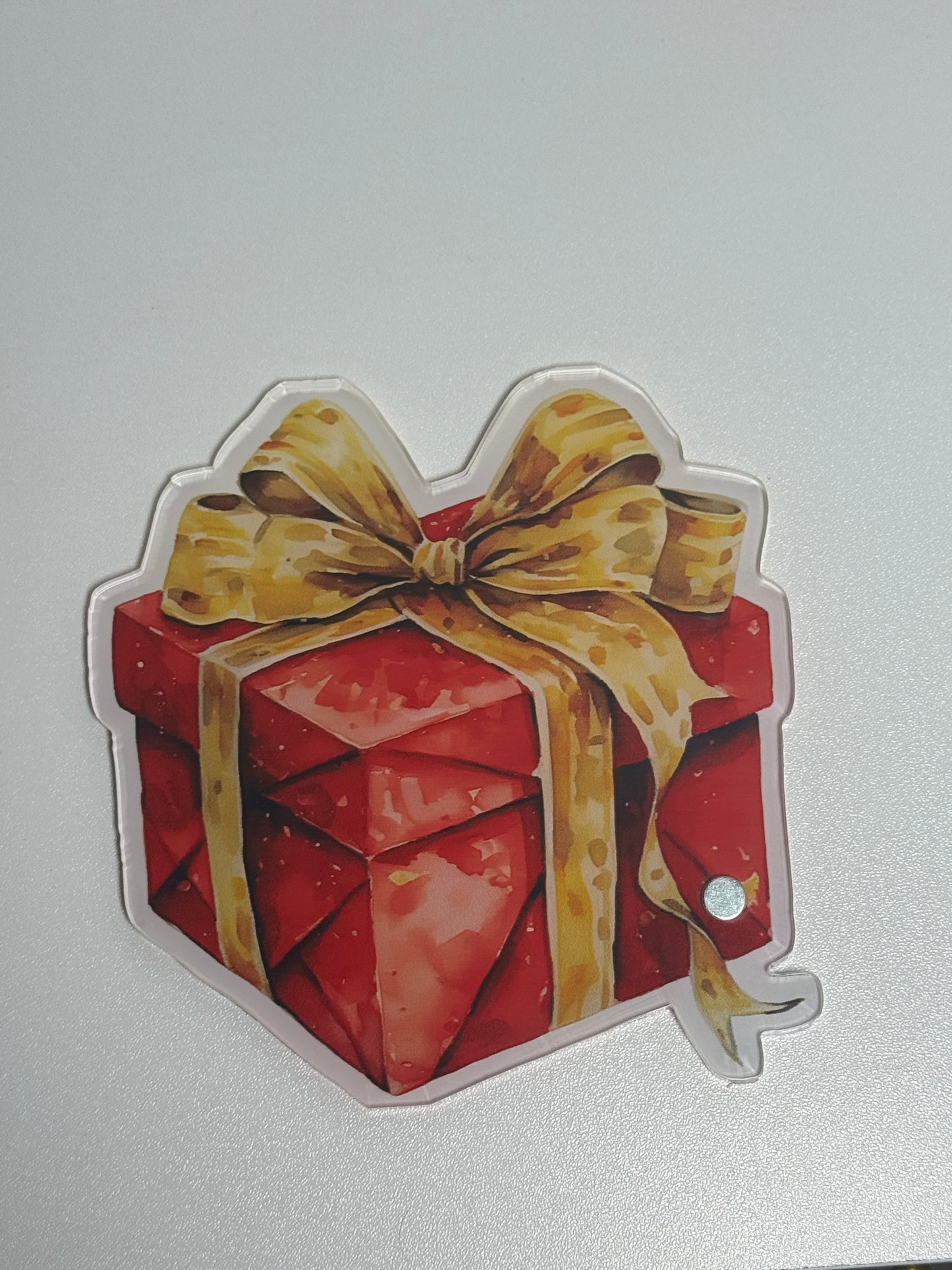 Christmas red & gold gift