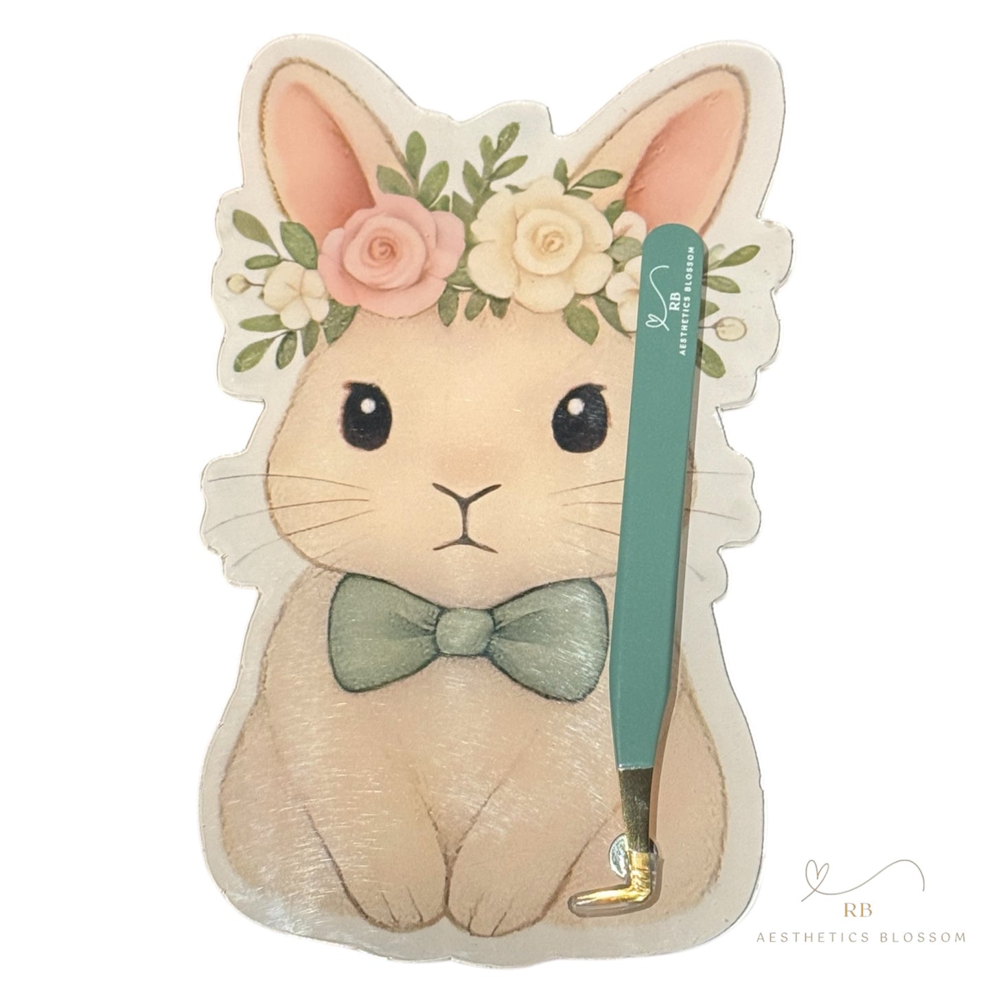 Spring Bunny  Lash Tile & Matching Boot Tweezer