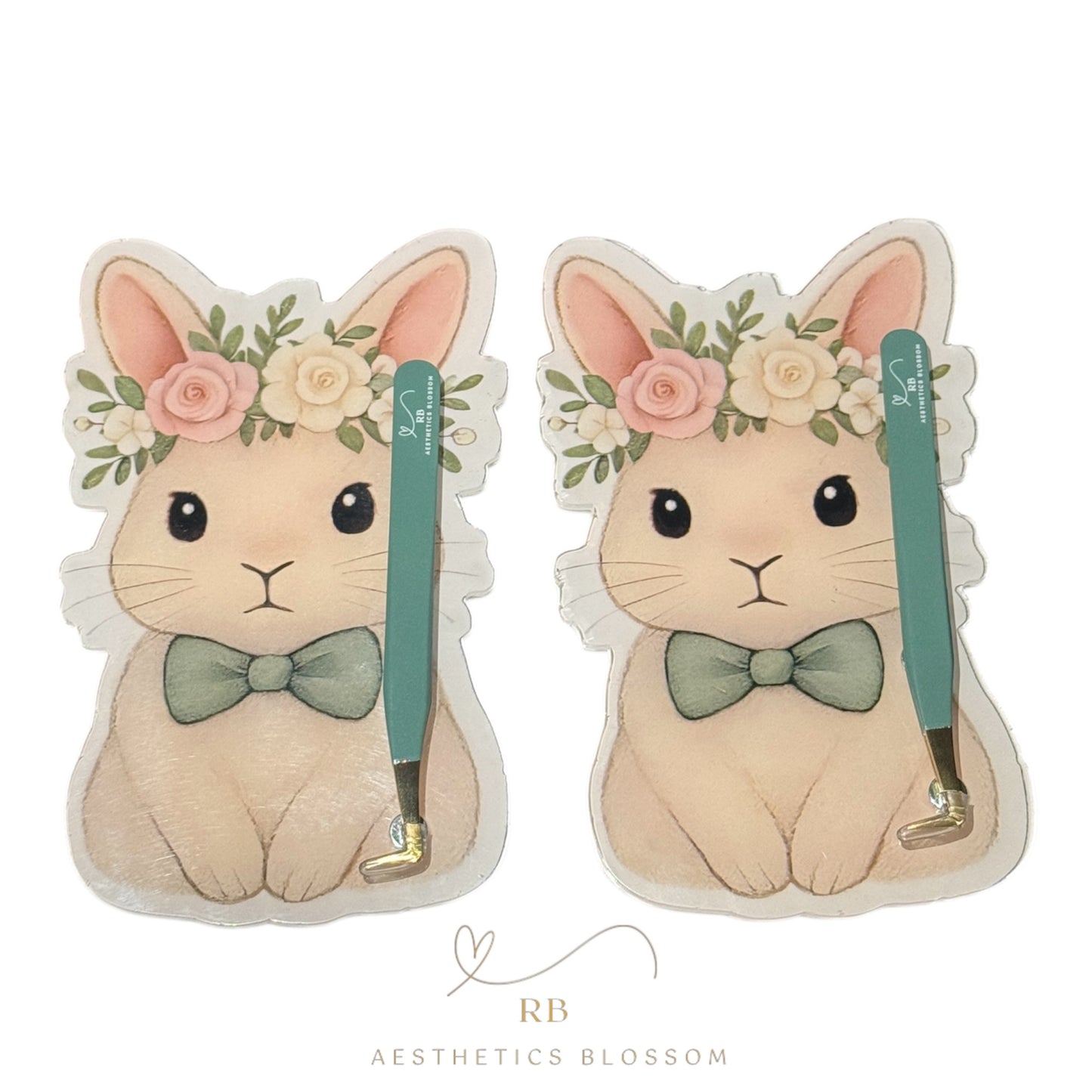 Spring Bunny  Lash Tile & Matching Boot Tweezer