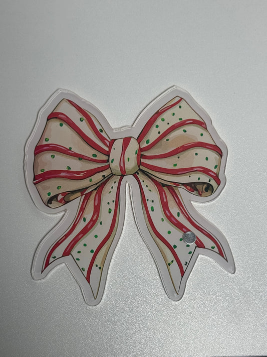 Christmas Bow Cake