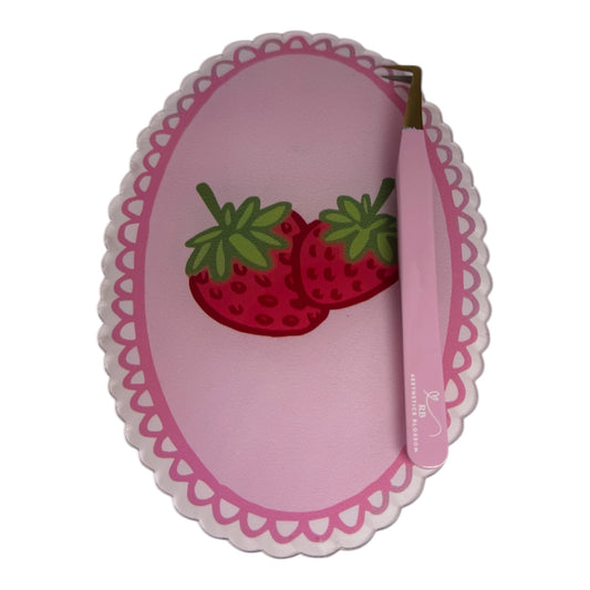 Strawberry Bliss Lash tile & Boot Tweezer Duo