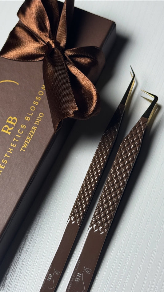 Brown Tweezer Duo
