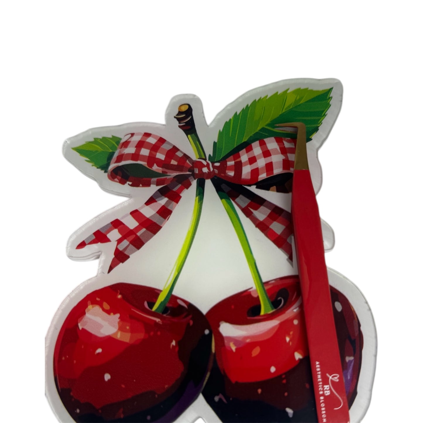 Cherry Delight Lash Tile & Boot Tweezer Duo