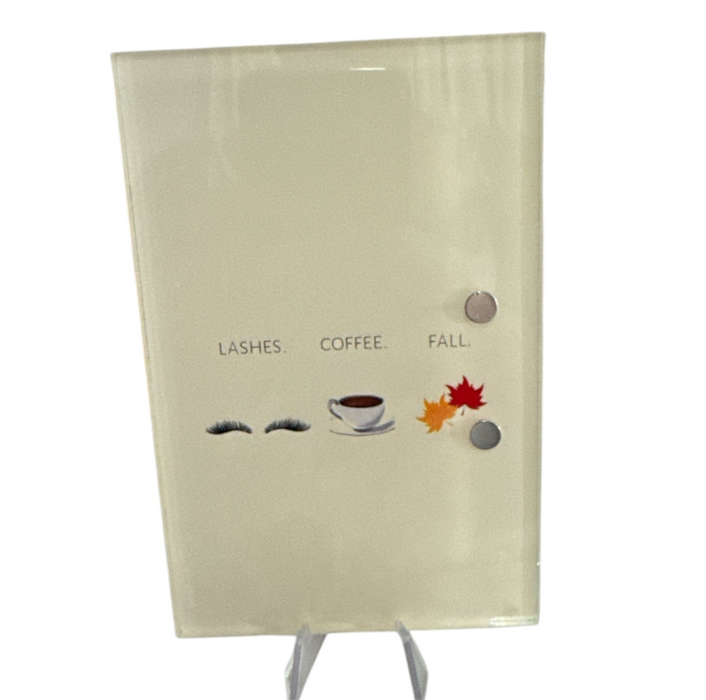 Lashes, Coffee,Fall