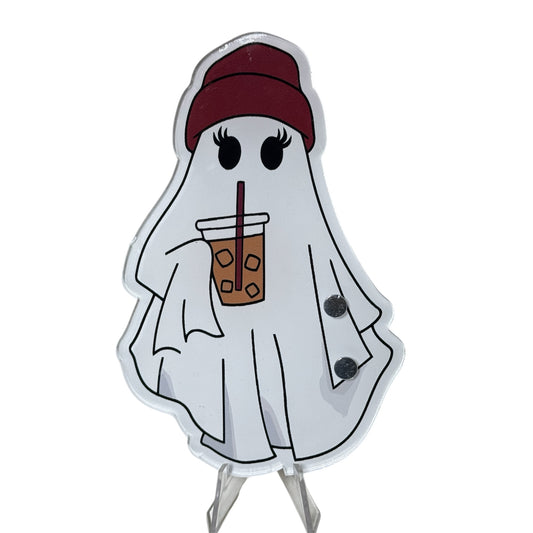 Iced coffee ghost